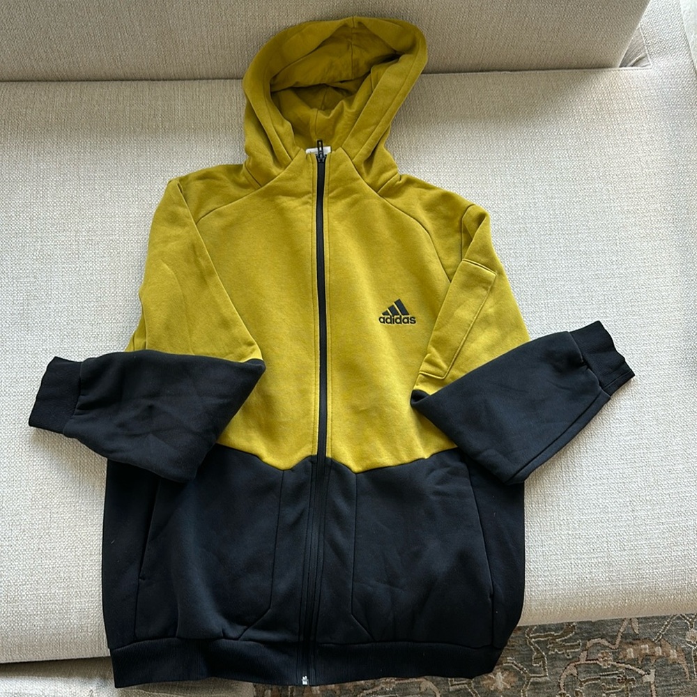 Adidas 2 tone zip up jacket  with sleeve pocket
